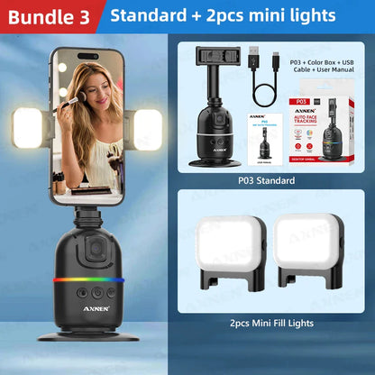 Smart AI Face Tracking Gimbal for Smartphone & Action Camera
