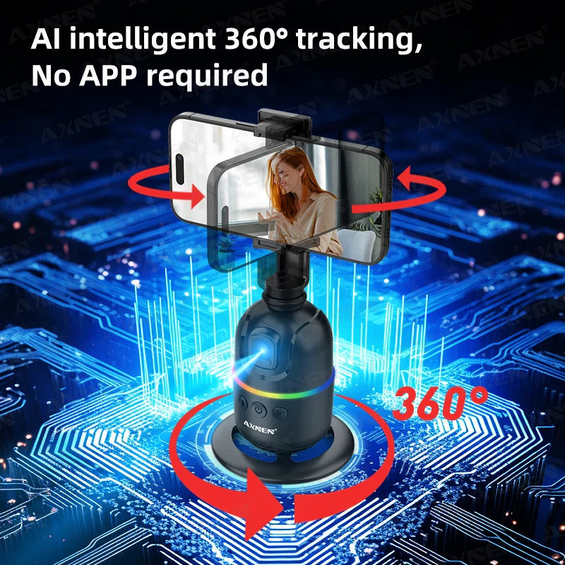 Smart AI Face Tracking Gimbal for Smartphone & Action Camera