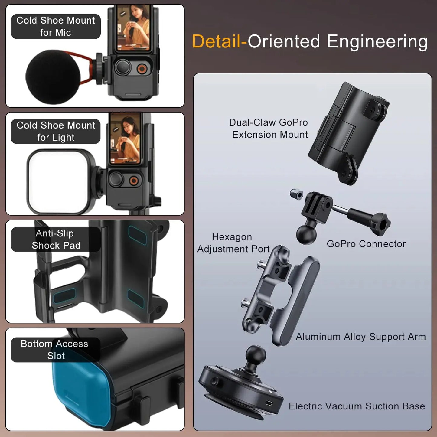 360° Suction Mount