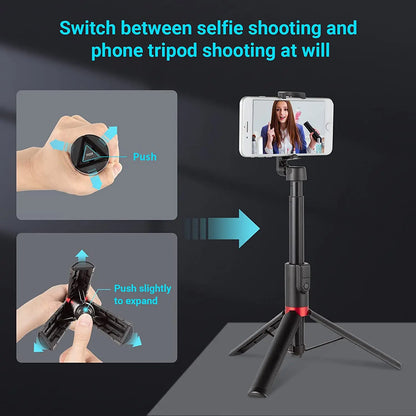 SmallRig Portable Wireless Selfie Stick Bluetooth Foldable Mini Tripod For IPhone 13 /For Huawei Remote Control Tripod 3375