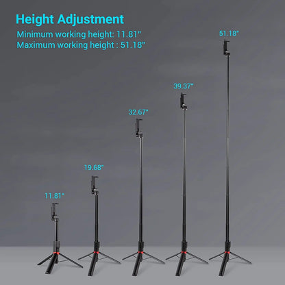 SmallRig Portable Wireless Selfie Stick Bluetooth Foldable Mini Tripod For IPhone 13 /For Huawei Remote Control Tripod 3375