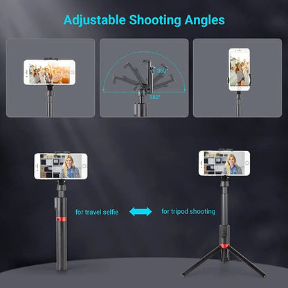 SmallRig Portable Wireless Selfie Stick Bluetooth Foldable Mini Tripod For IPhone 13 /For Huawei Remote Control Tripod 3375